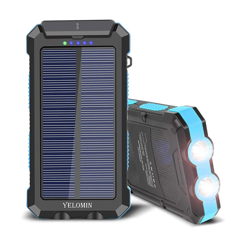 Pengecas Solar Bank Kuasa 30000mAh